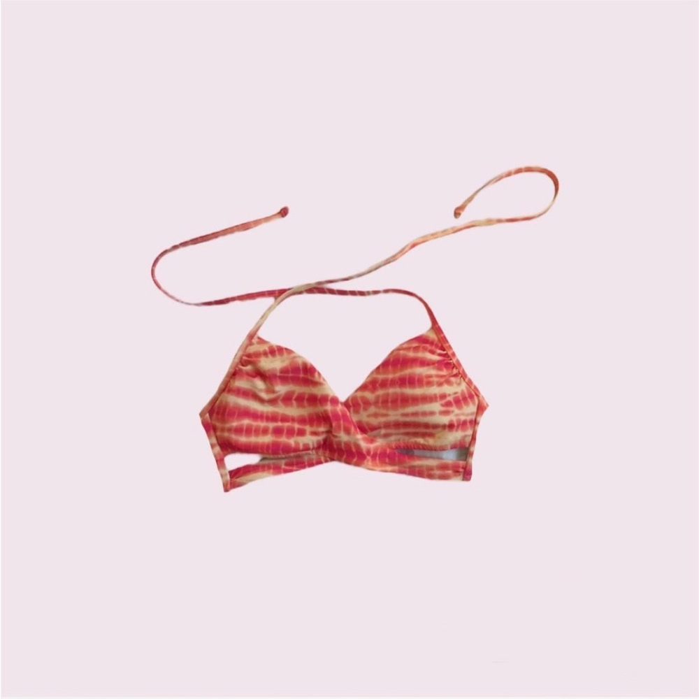 TIE DYE PRINT TIE BIKINI - from PINK (Victorias Secret)
-
SIZE: S